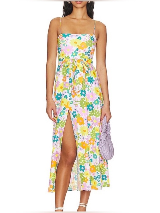 Show Me Your MuMu Dresses & Skirts - Show Me Your MuMu Amalfi Coast Midi Dress - Petal Pop Floral